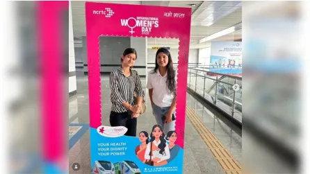 Menstrual Hygiene awareness starts at two Namo Bharat stations